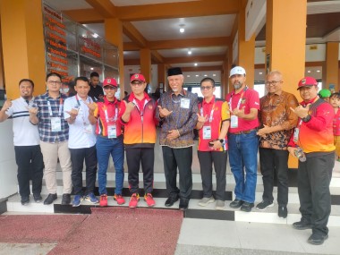 Gubernur berikan semangat Atlet PON Sumbar.